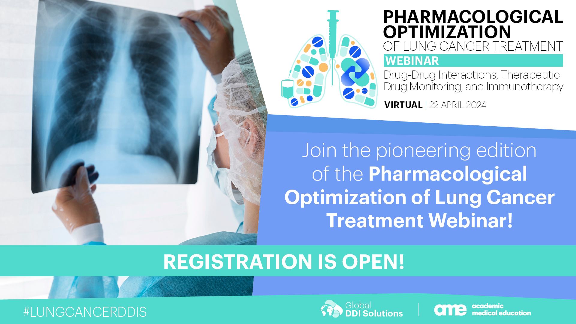 Pharmacological Optimization of Lung Cancer Treatment Webinar (22 april)<i class='restricted-content fa fa-lock'></i>